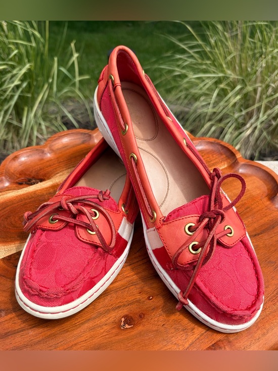 Coach Shoes - Coach Rainey Signature Loafers Q125